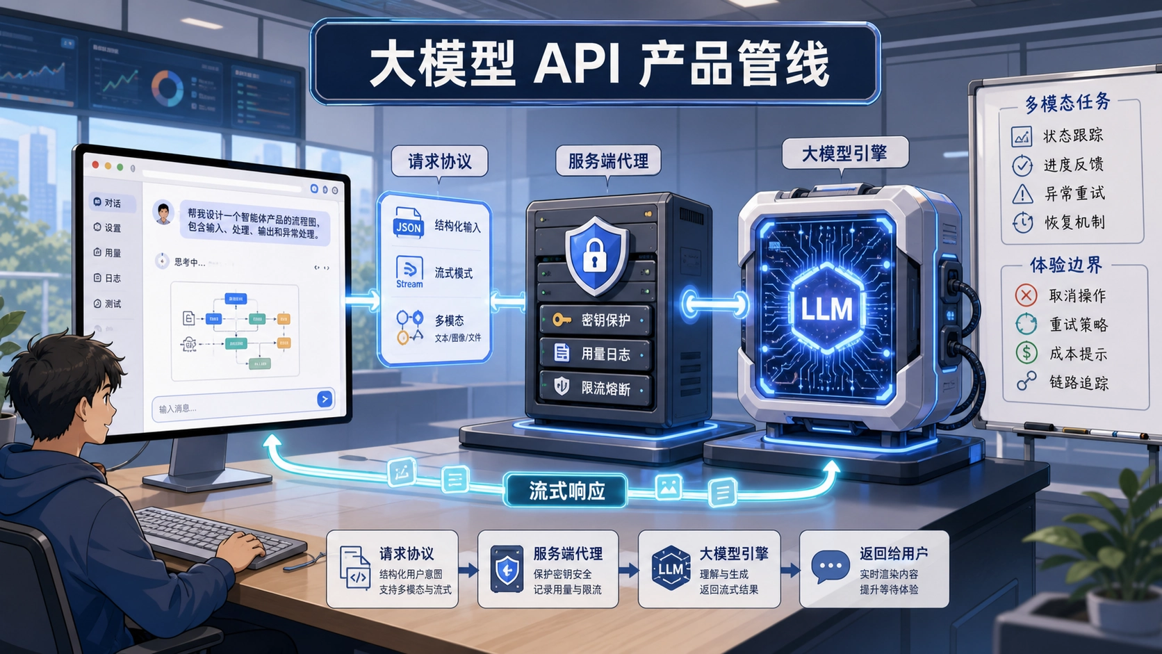 大模型 API 产品管线