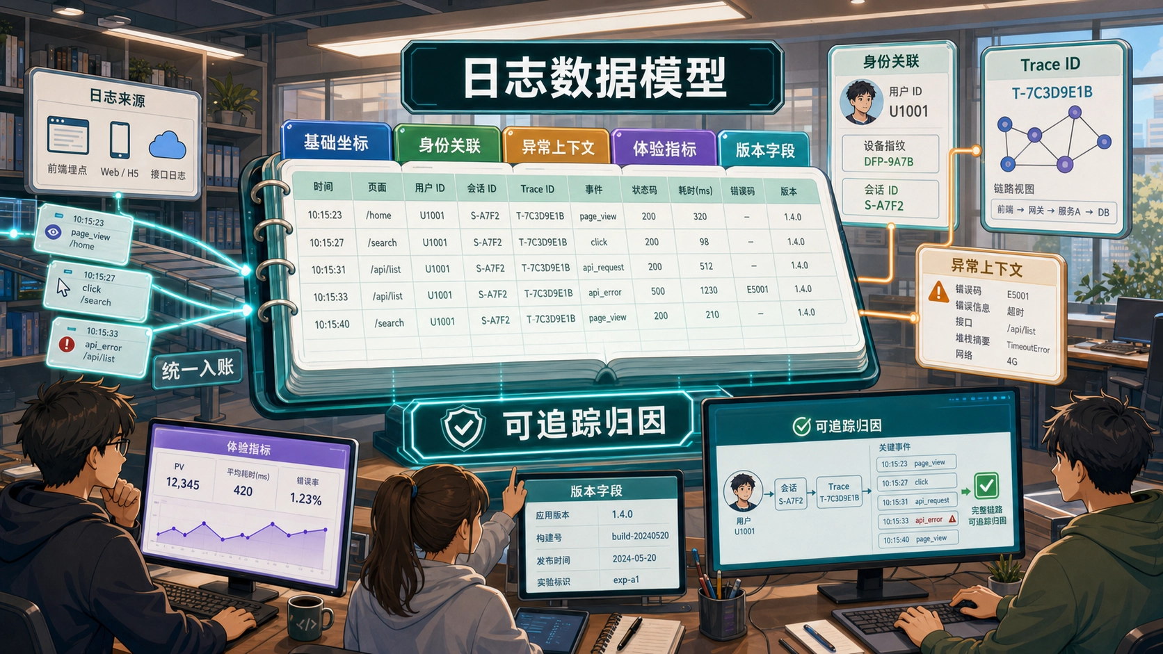 日志数据模型台账
